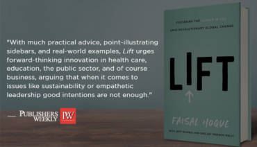 “Lift” Urges Forward-Thinking Innovation. — Booklife by Publishers Weekly