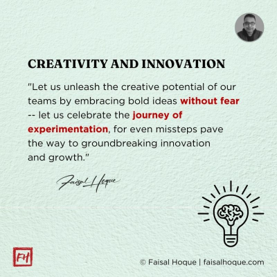 Creativity and Innovation